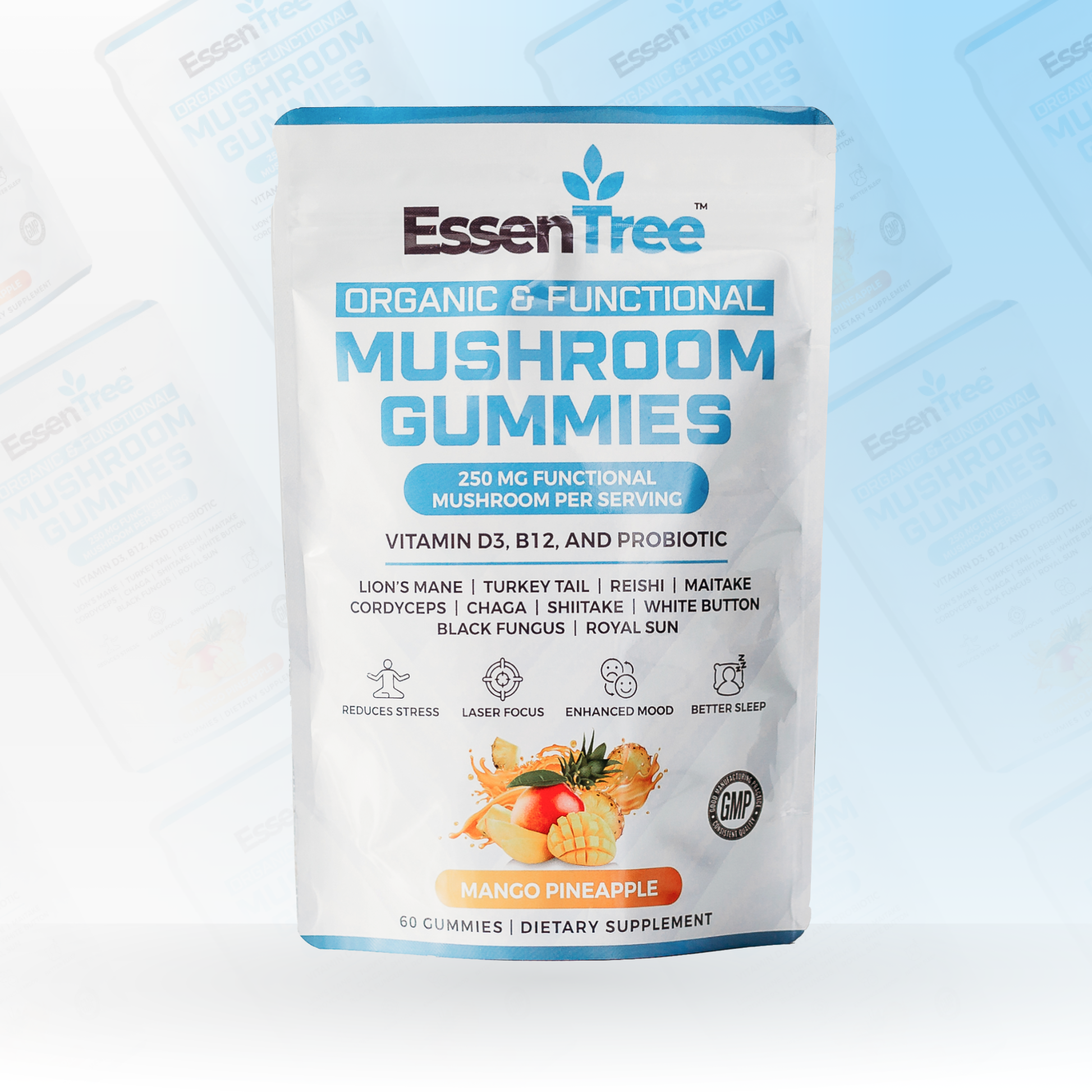 A single green leaf against a white background.