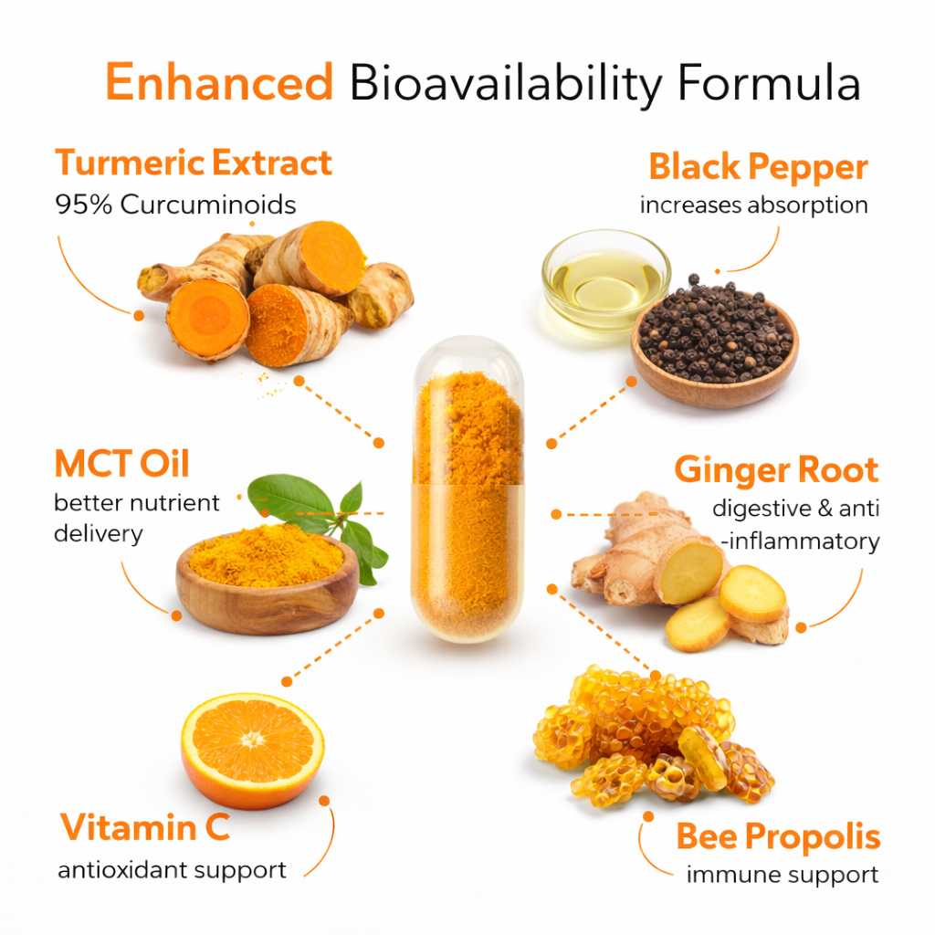 High Strength Turmeric Curcumin - 1000mg